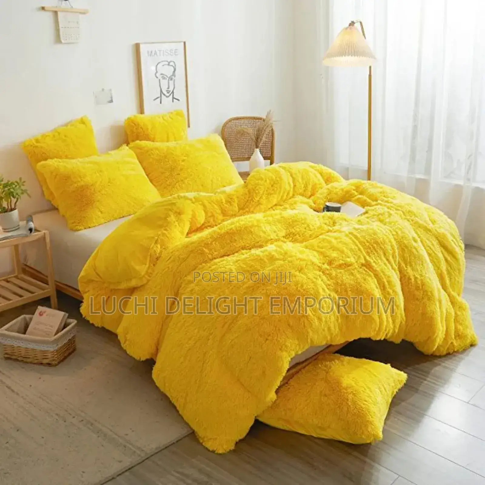 Luxury Fur Duvets, Bedsheet and Pillowcase