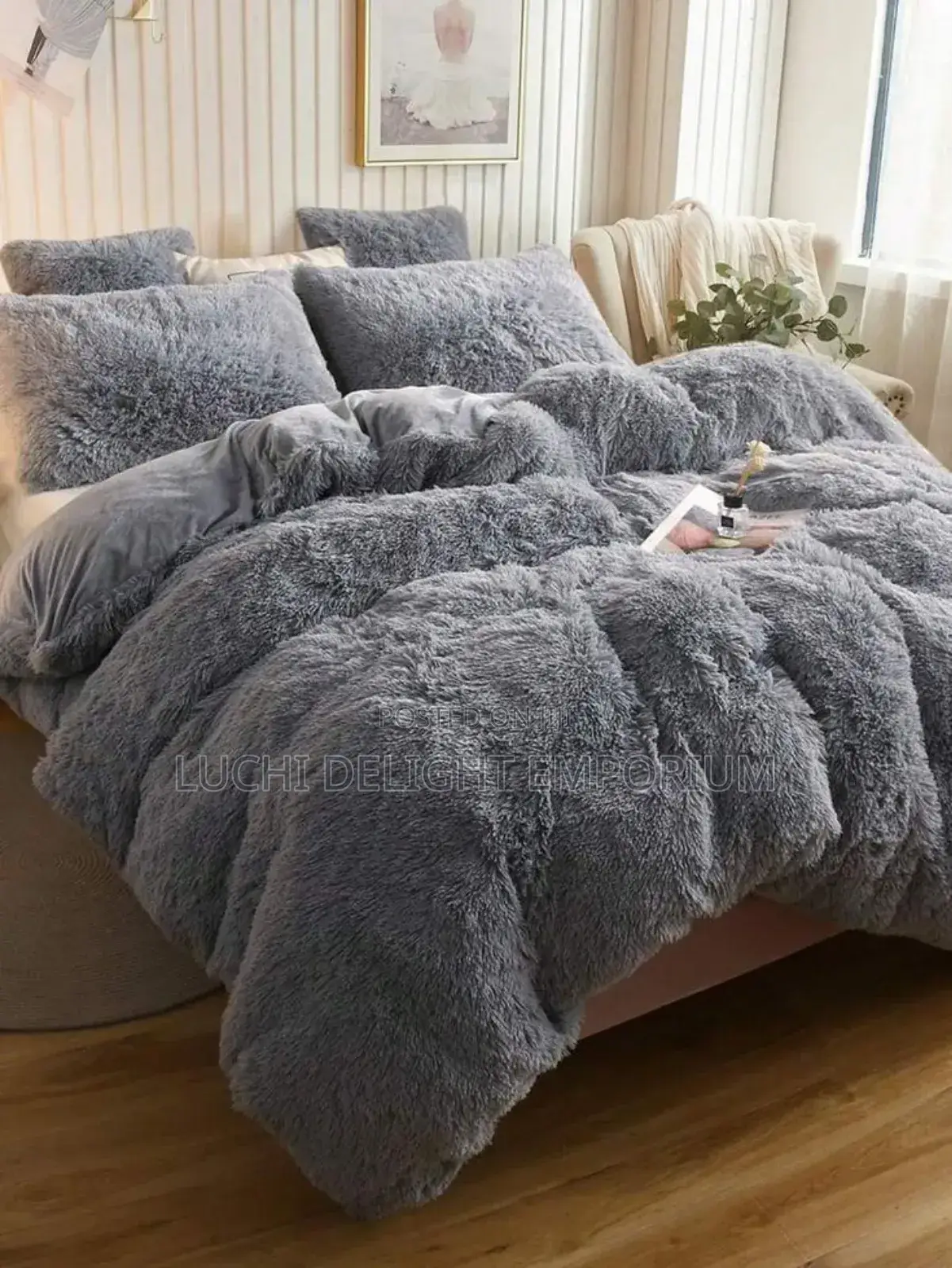 Luxury Fur Duvets, Bedsheet and Pillowcase
