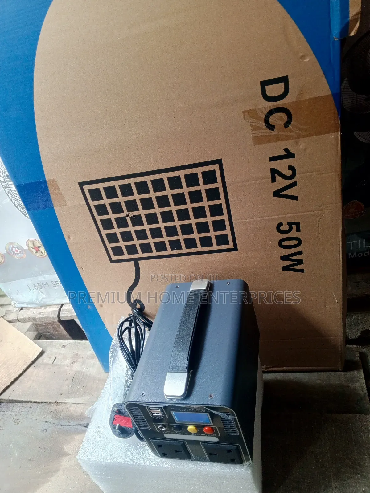 Wolftek Portable Solar Generator 500 Watts Lithium