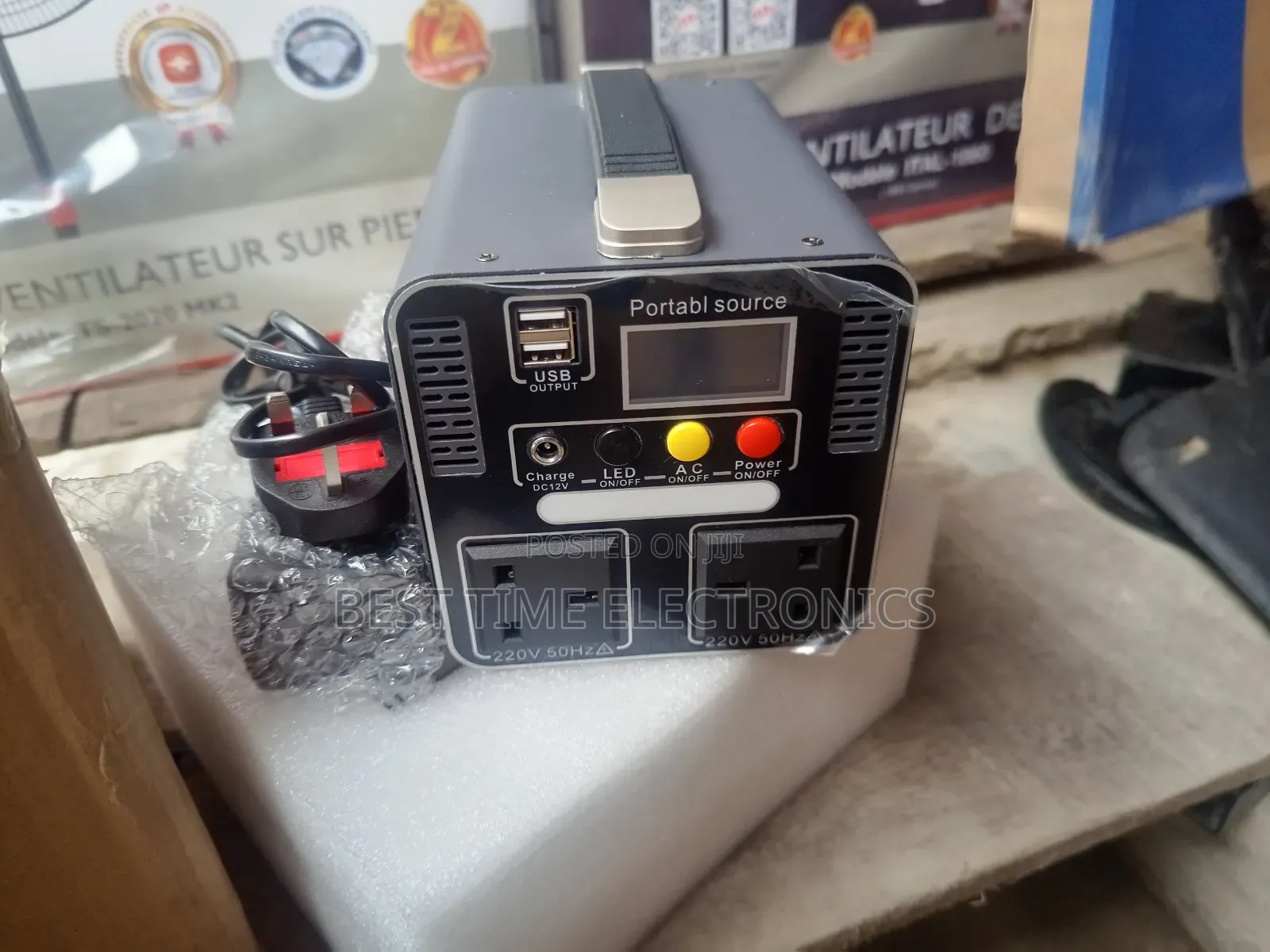 Wolftek 500watts Lithium Solar Generator With Solar Panel