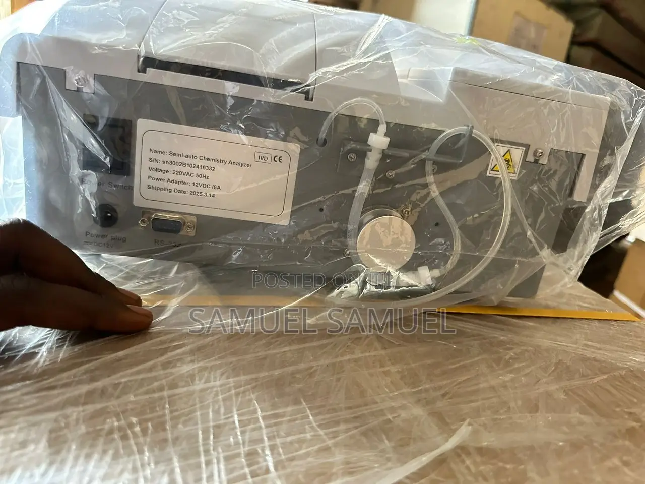 Semi Auto Chemistry Analyzer