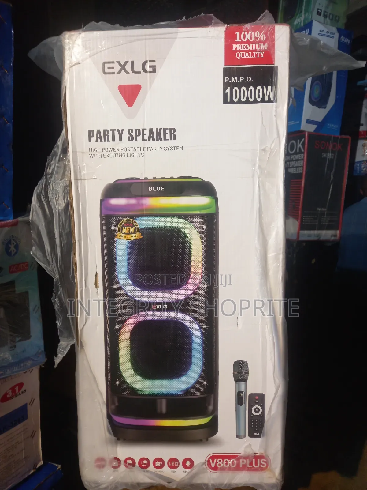 Exlg Party Speaker 10000 Watts