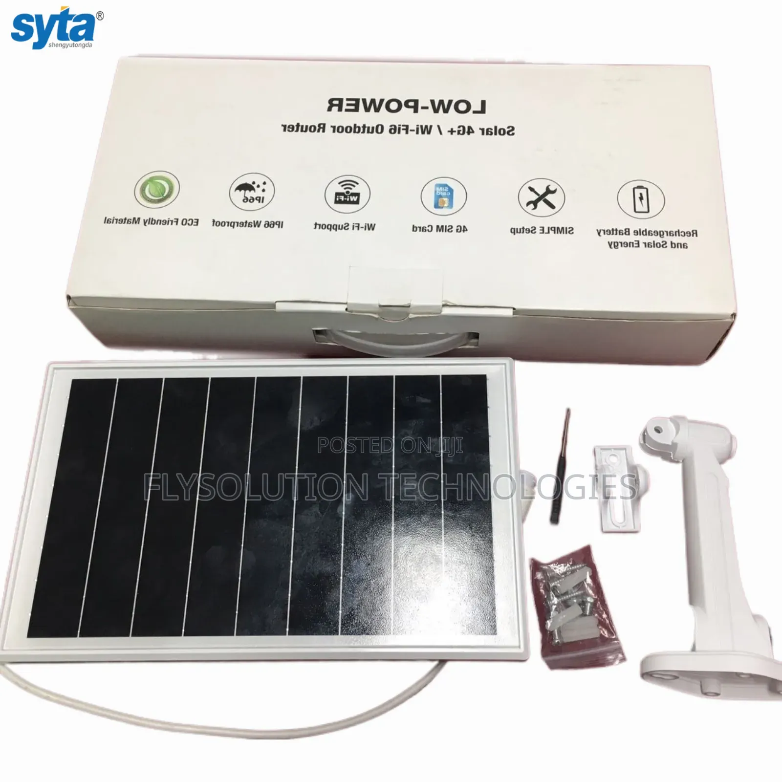Solar Outdoor 4g Router Sim 15w Solar Panel Wifi 6