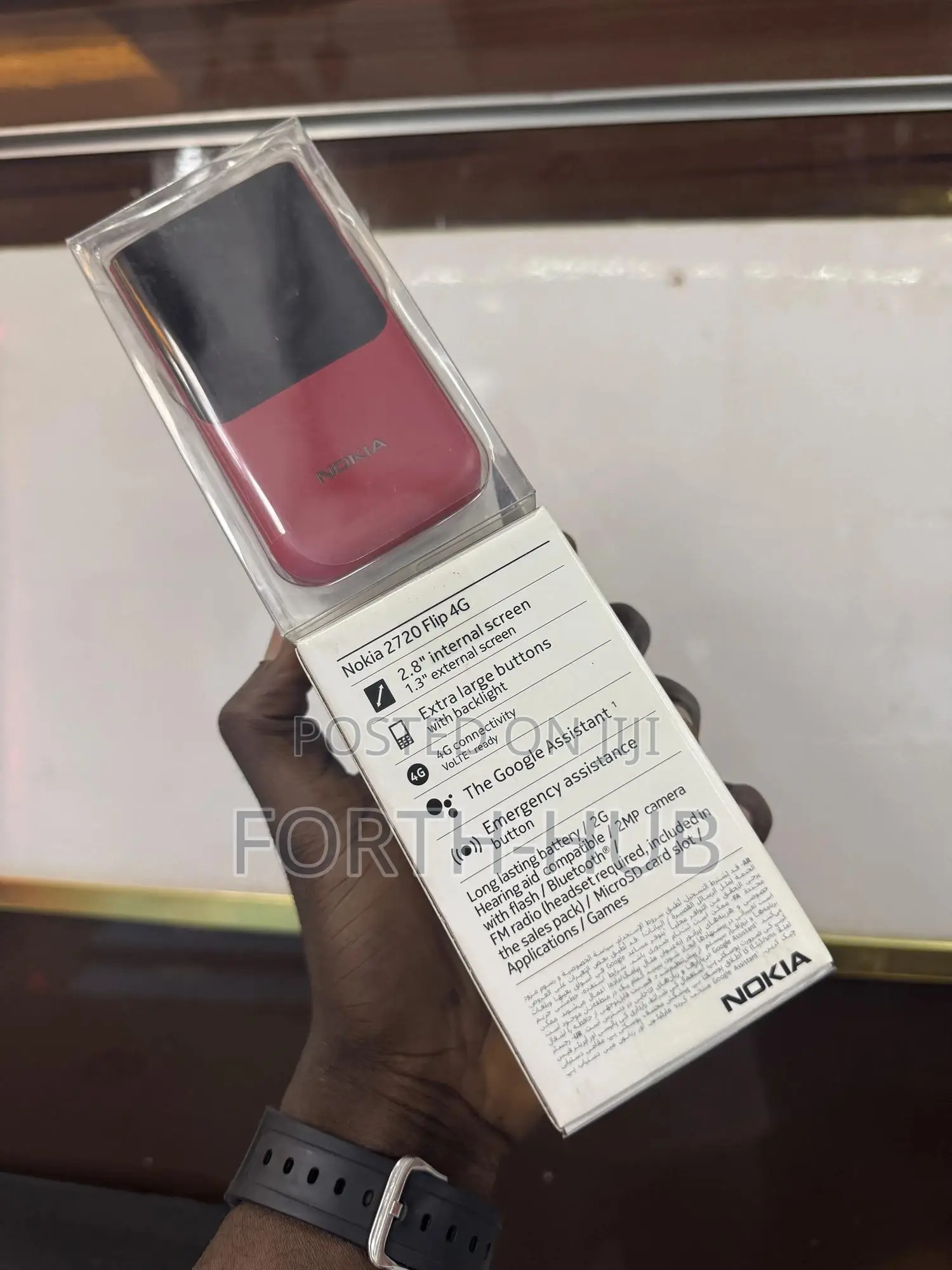 New Nokia 2720 Flip 512 GB Red