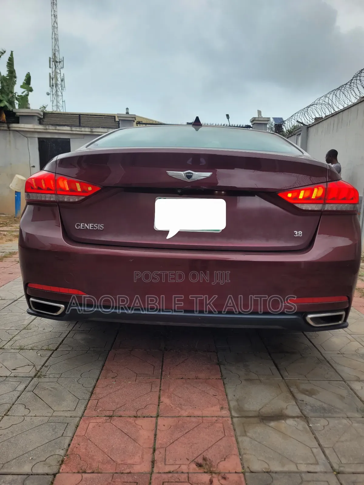 Hyundai Genesis 3.8 4dr Sedan AWD (3.8L 6cyl 8A) 2015 Red
