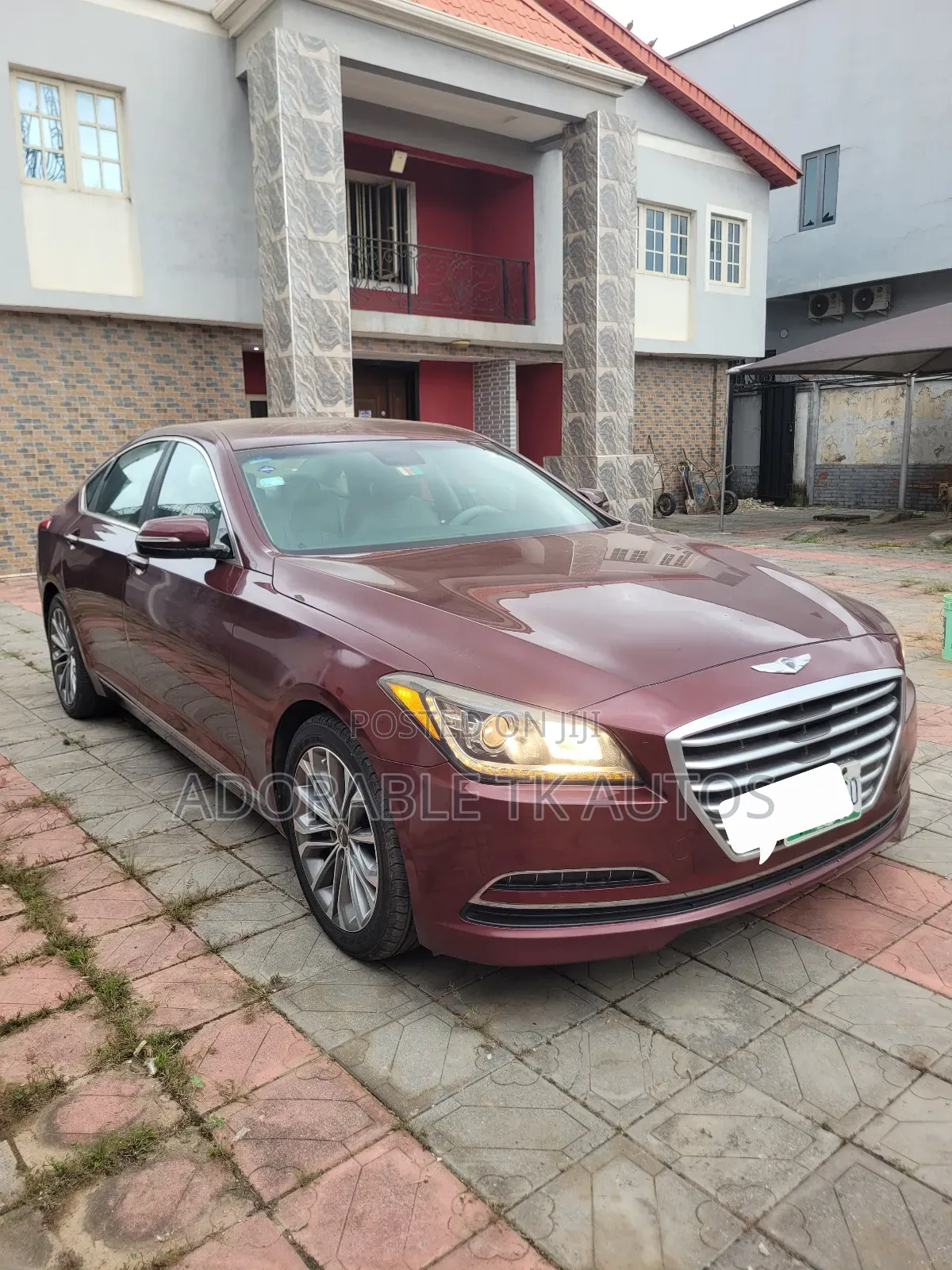 Hyundai Genesis 3.8 4dr Sedan AWD (3.8L 6cyl 8A) 2015 Red