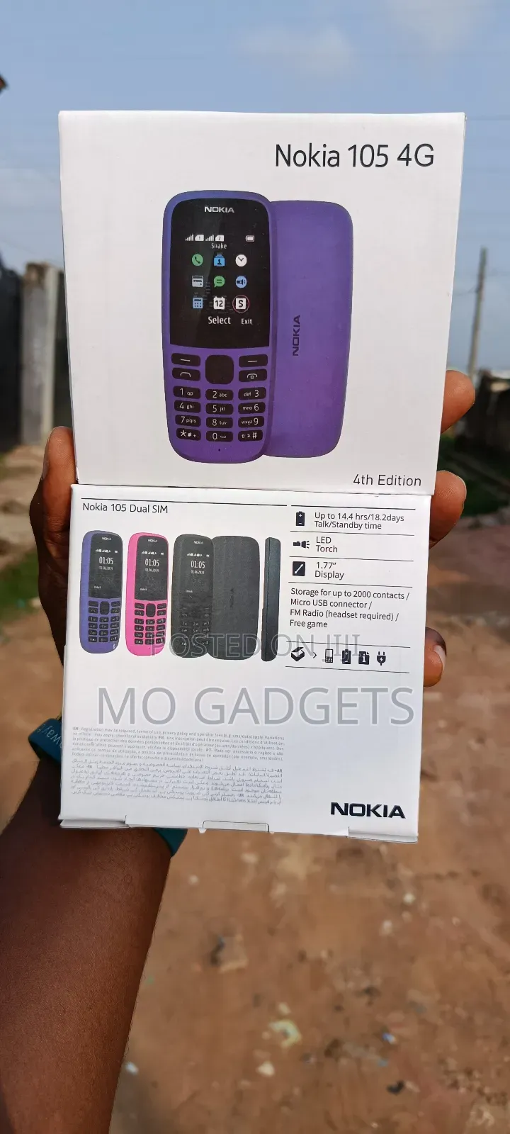 New Nokia 105 Black