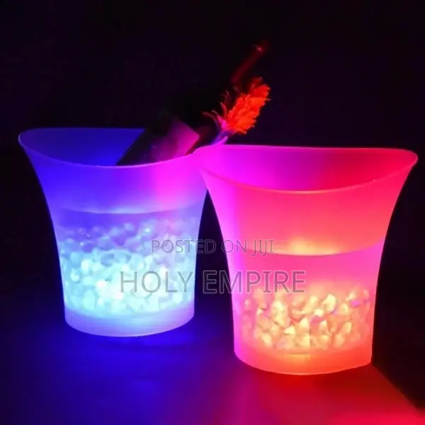 5l Ice Bucket 4 Color Waterproof Bar Nightclub Light Up