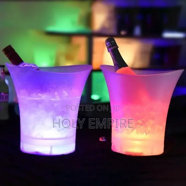 5l Ice Bucket 4 Color Waterproof Bar Nightclub Light Up