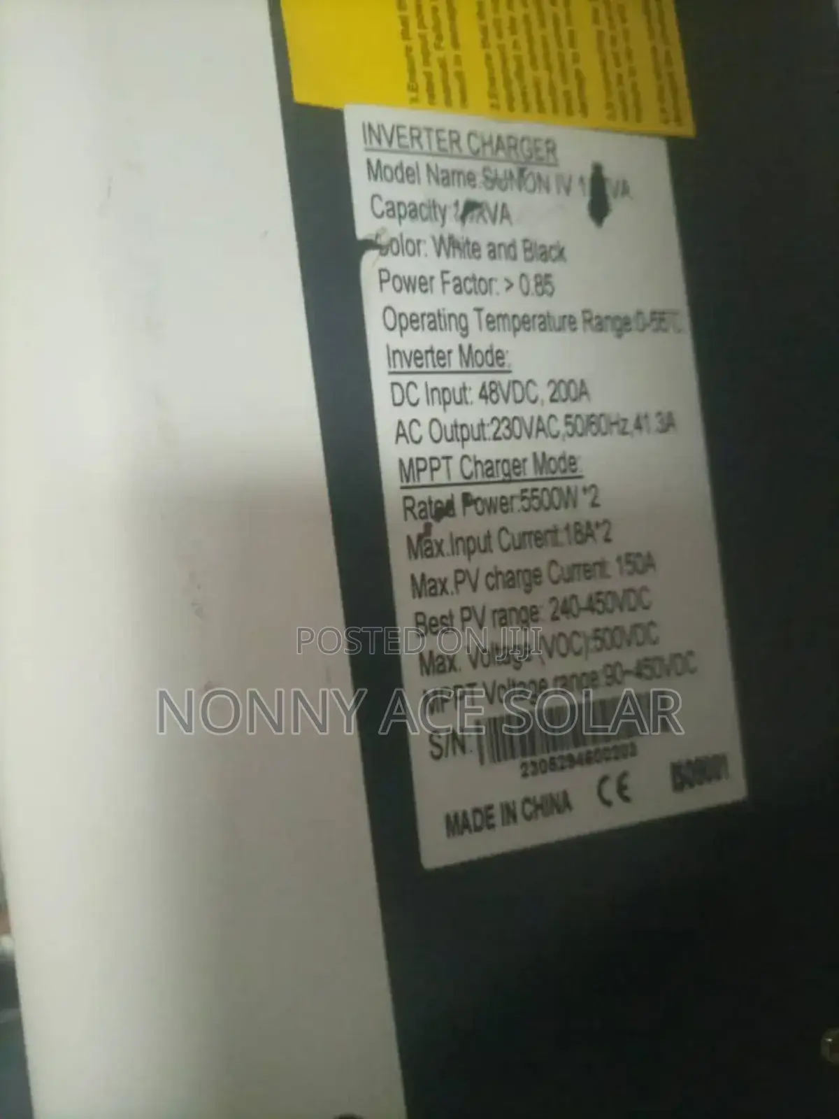 Sako 11kva 48v Hybrid Inverter With 2 MPPT Charge Control
