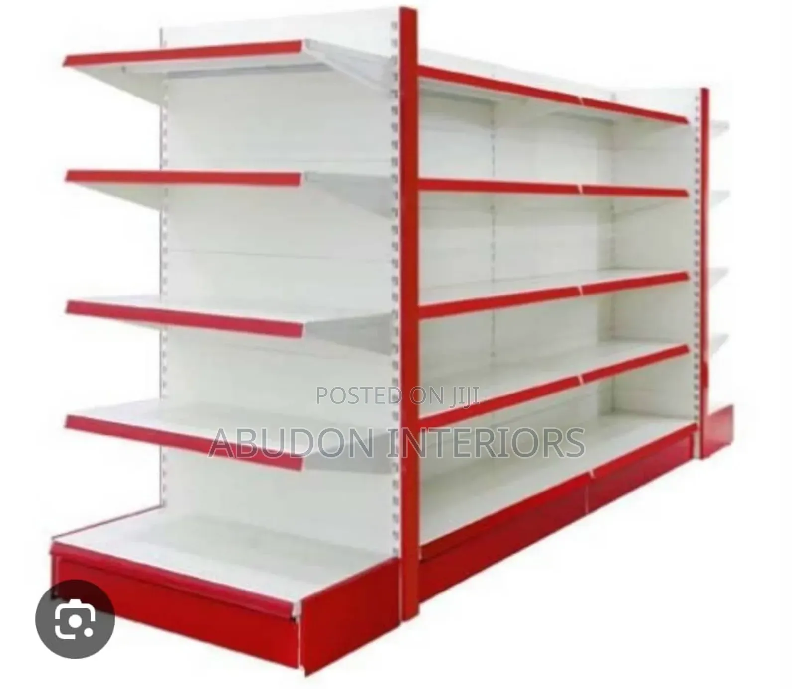 Red And White Supermarkets Shelve