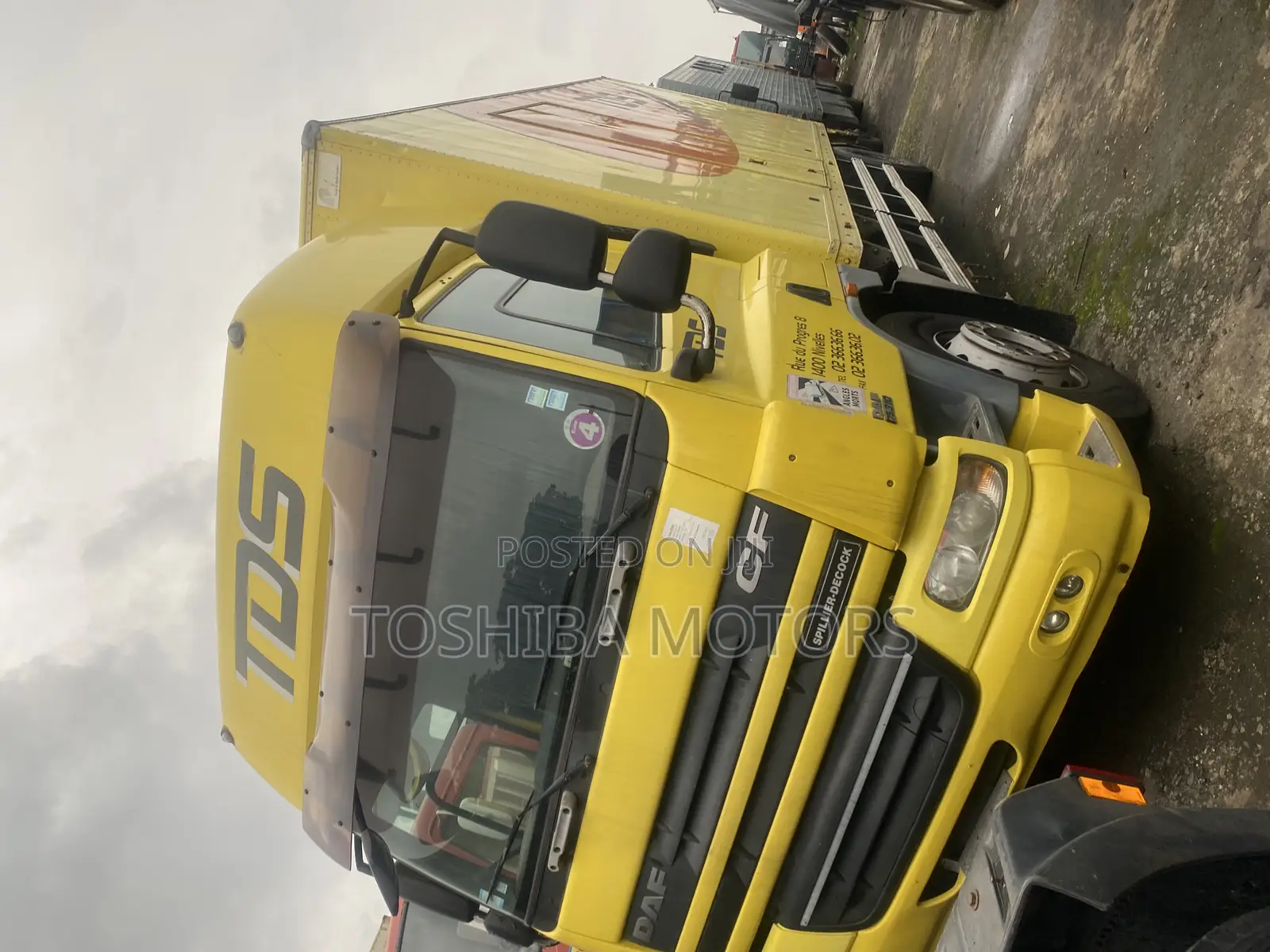 Daf Cf 75 Yello Body Colour 2001 Model