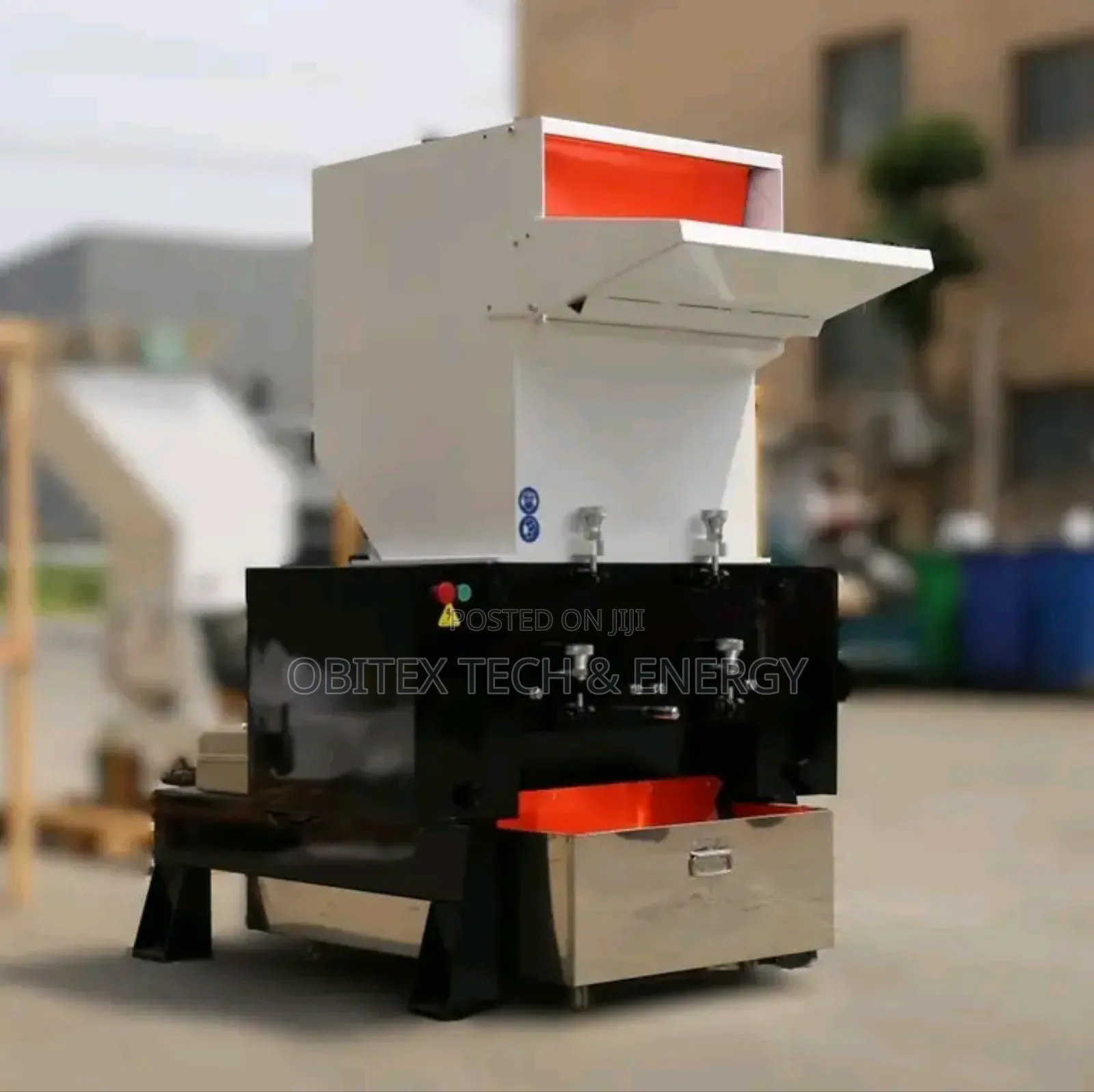 Pet/PVC Bottle Recycling Single Shaft Plastic Crusher Machin