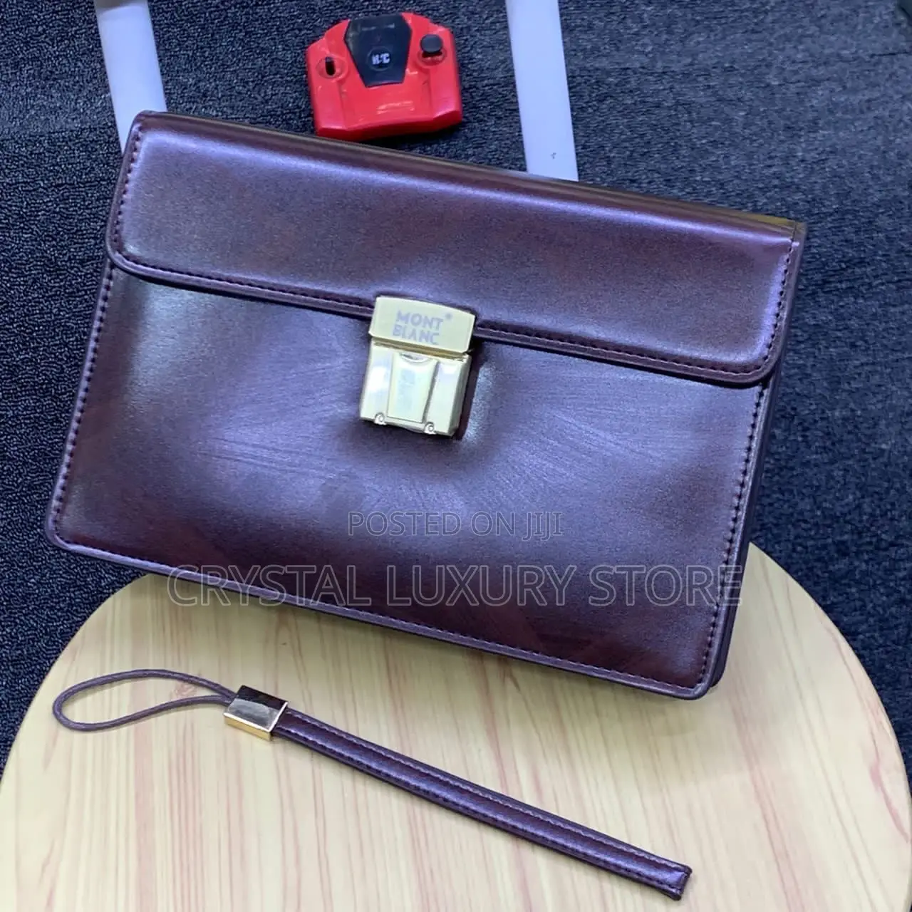 Mont Blanc Quality Luxury Men Arm Purse