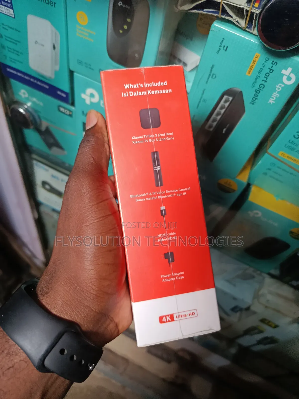 Xiaomi Mi Box S HDR Android Tv Google Assistant - Black