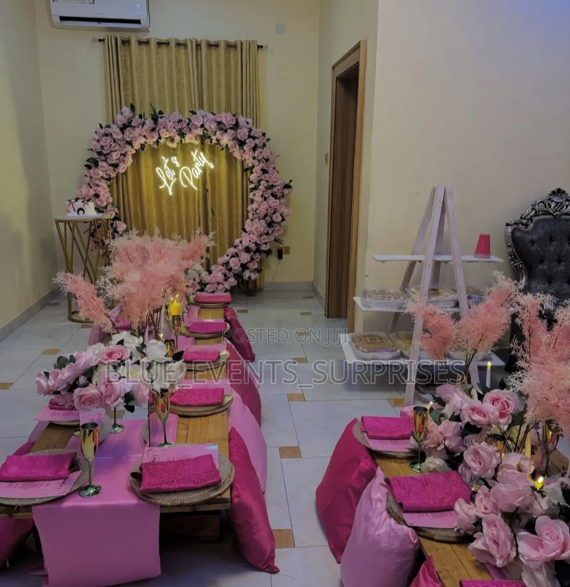 Bridal Shower Slumber Party Decor