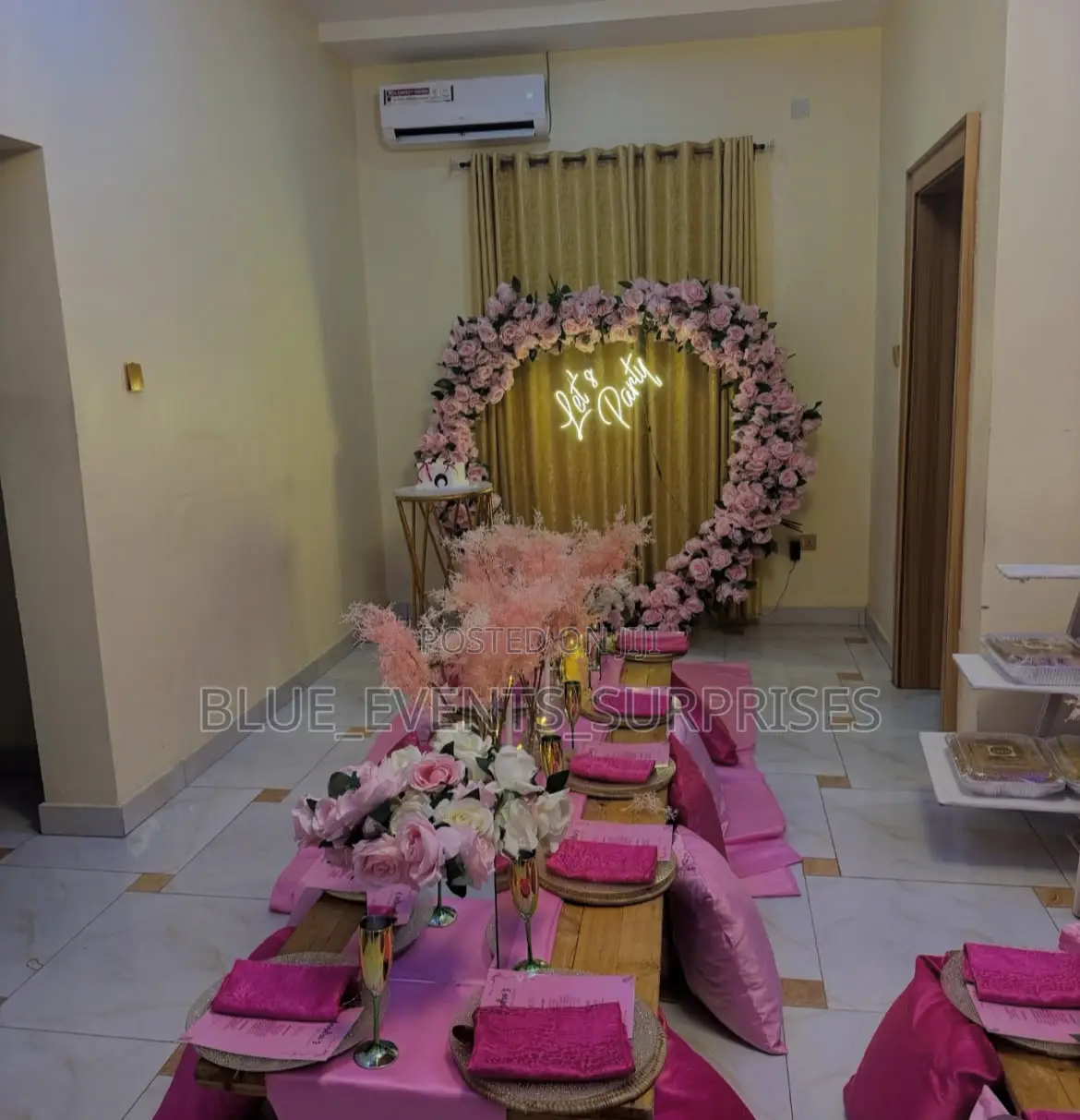 Bridal Shower Slumber Party Decor