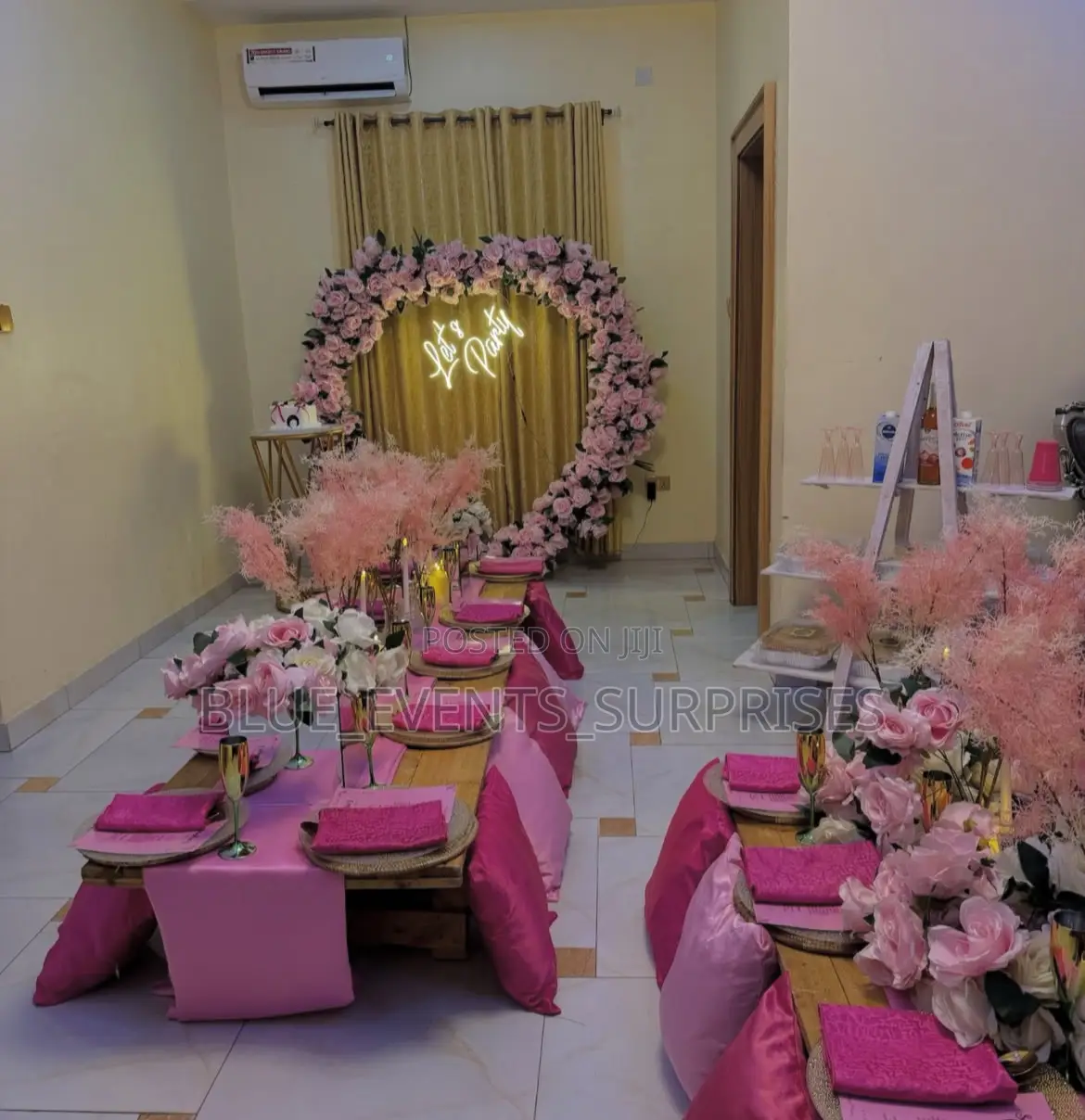 Bridal Shower Slumber Party Decor