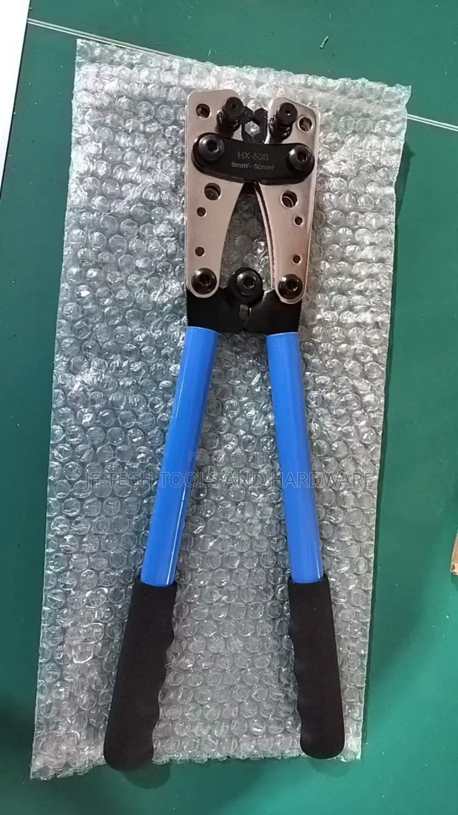 Wire Crimping Tools 6mm2 to 50mm2.