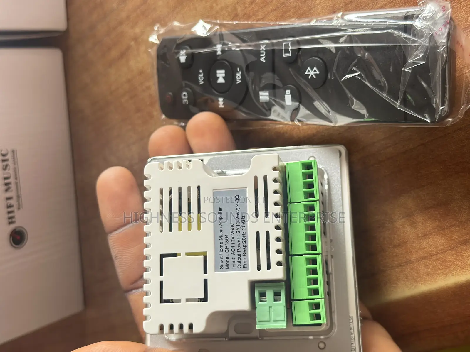 4inch Soft Touch Inwall Amplifier Keypad