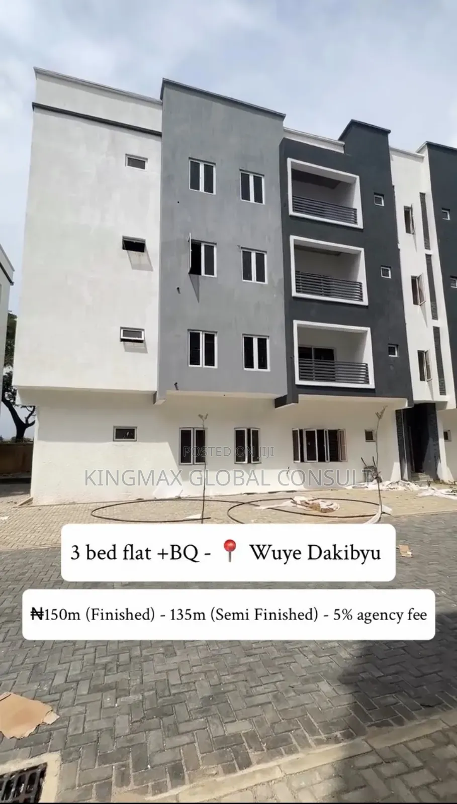 3bdrm Apartment in Wuye Dakibiyu Abuja for sale