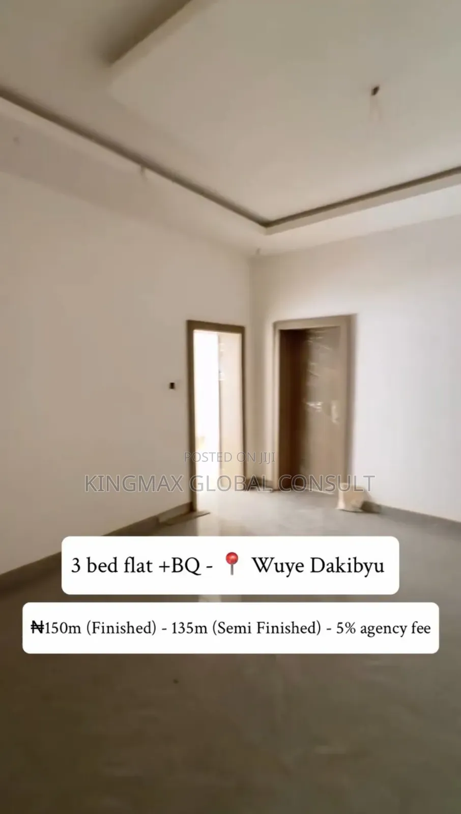 3bdrm Apartment in Wuye Dakibiyu Abuja for sale