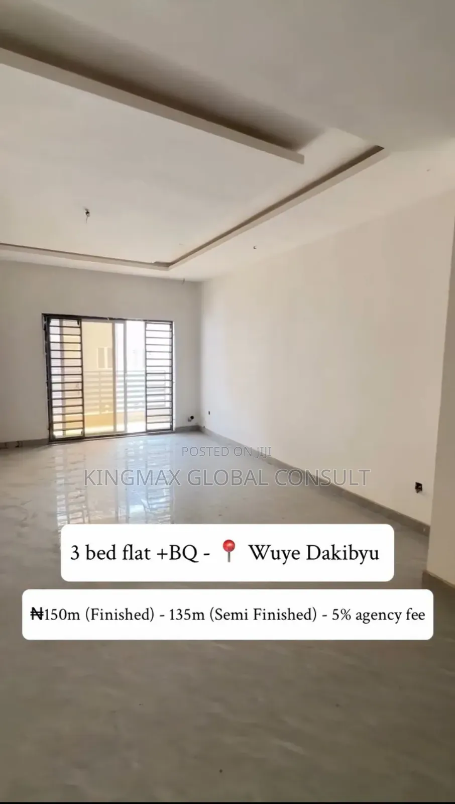 3bdrm Apartment in Wuye Dakibiyu Abuja for sale
