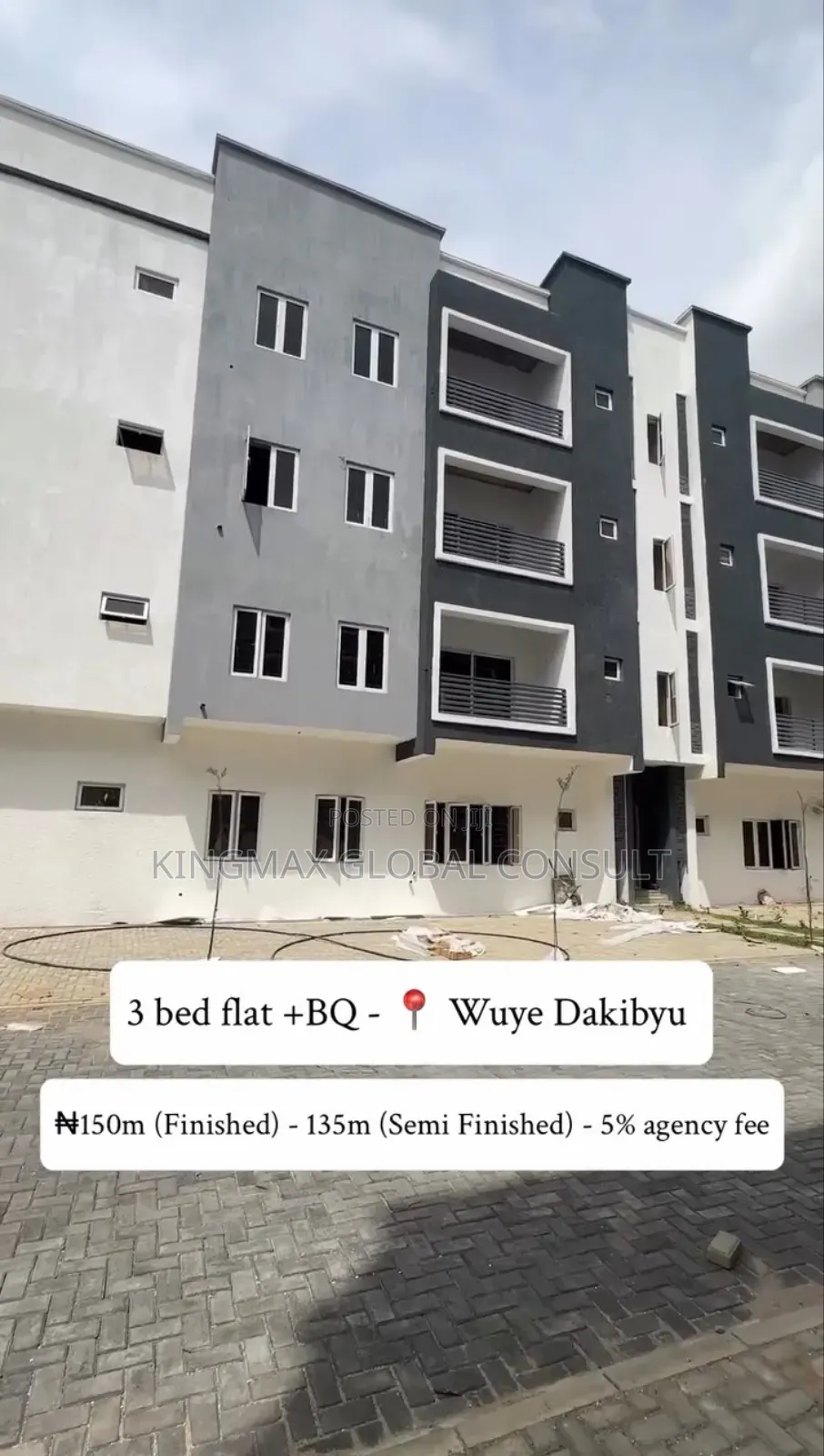 3bdrm Apartment in Wuye Dakibiyu Abuja for sale