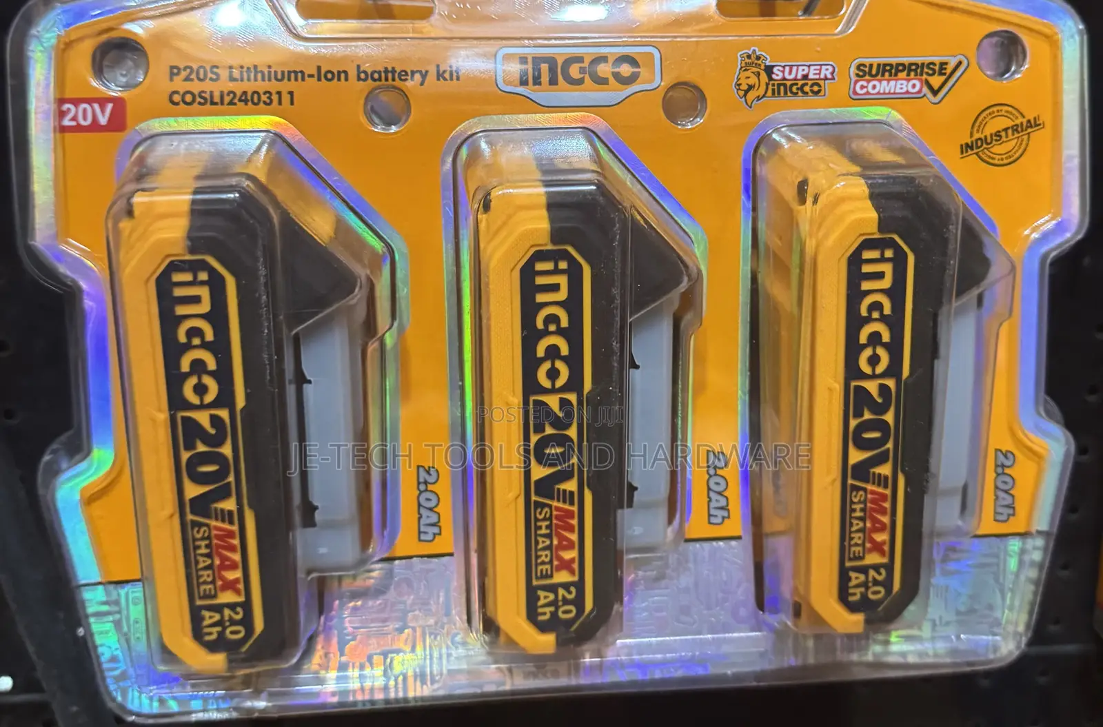 Ingco P20s 20v 2.0ah Lithium-Ion Battery