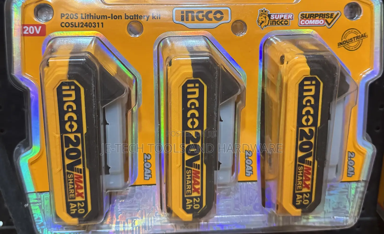 Ingco P20s 20v 2.0ah Lithium-Ion Battery