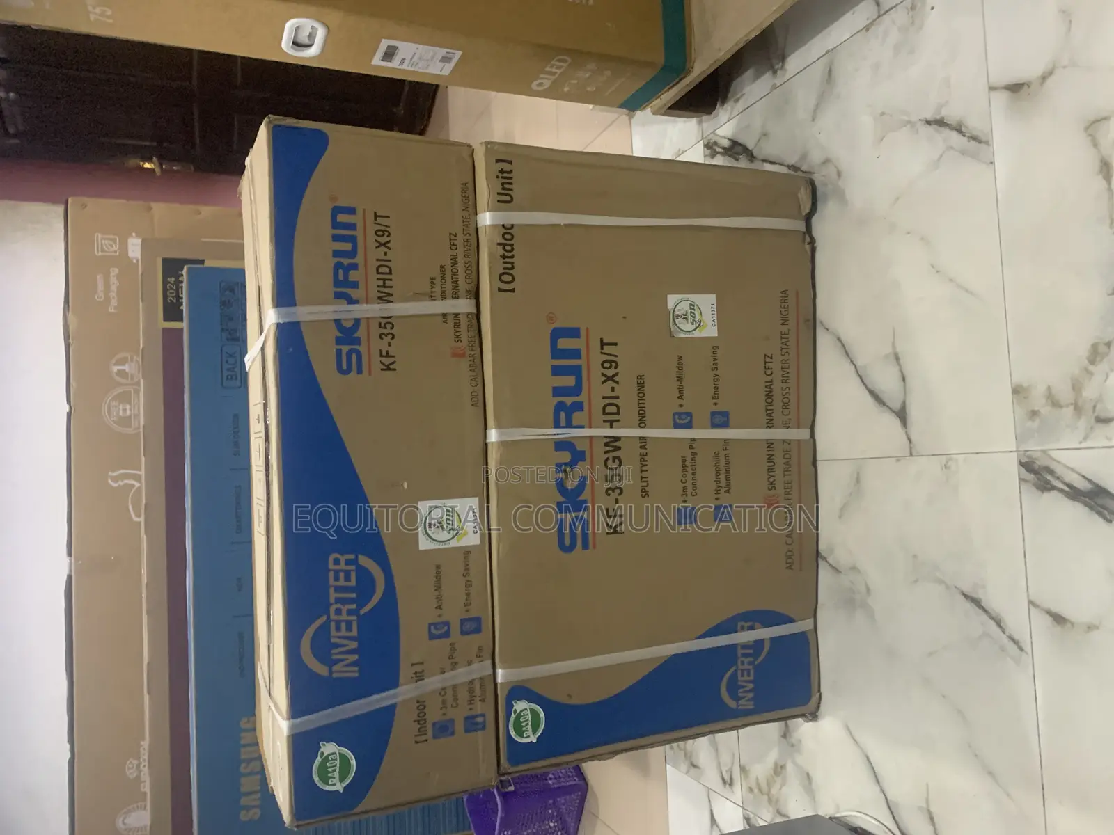 Skyrun 1.5hp Split Inverter Ac - Brand New