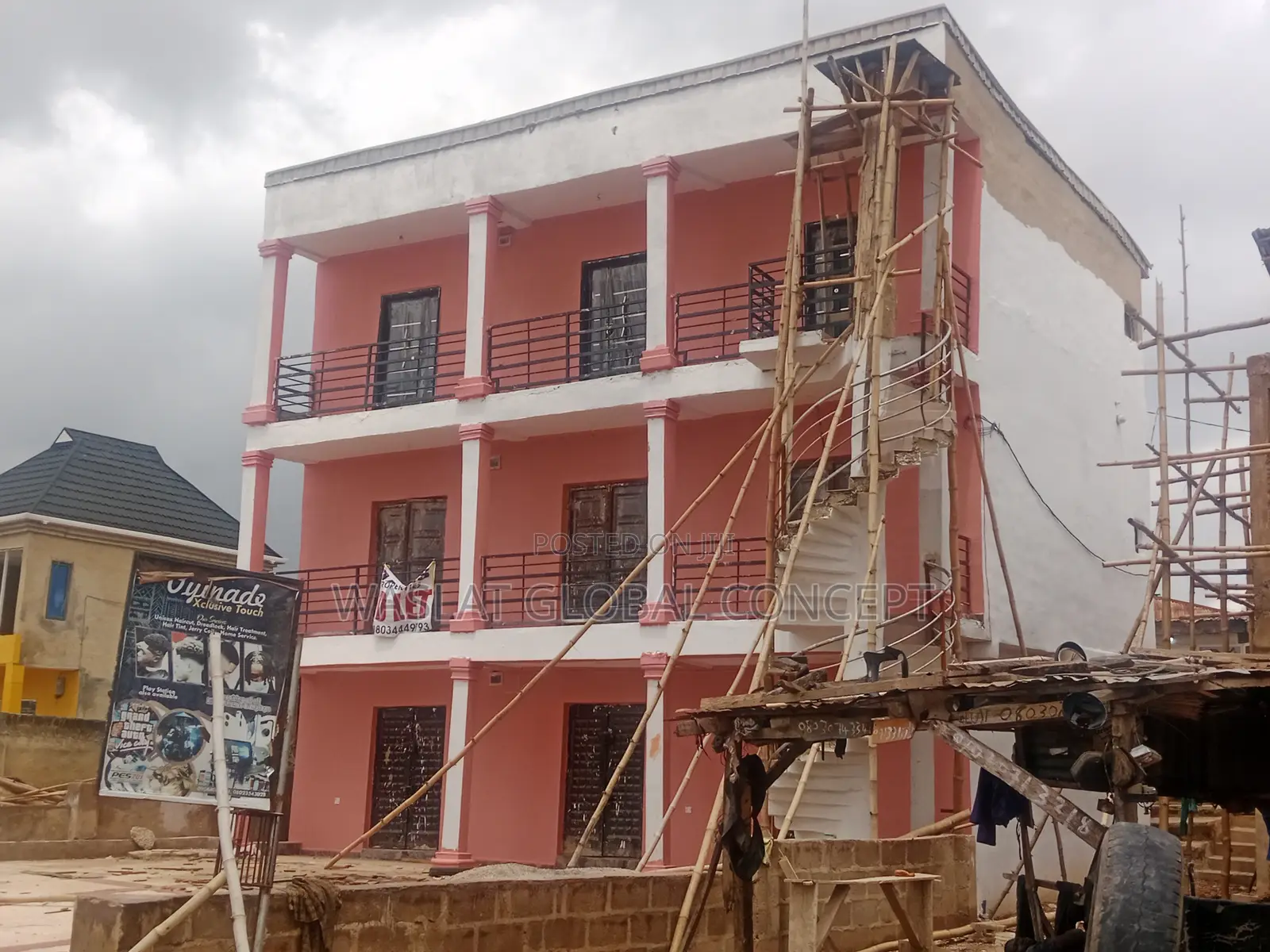 New Shopping Complex Facing Main Road at Akede Area, Osgbo