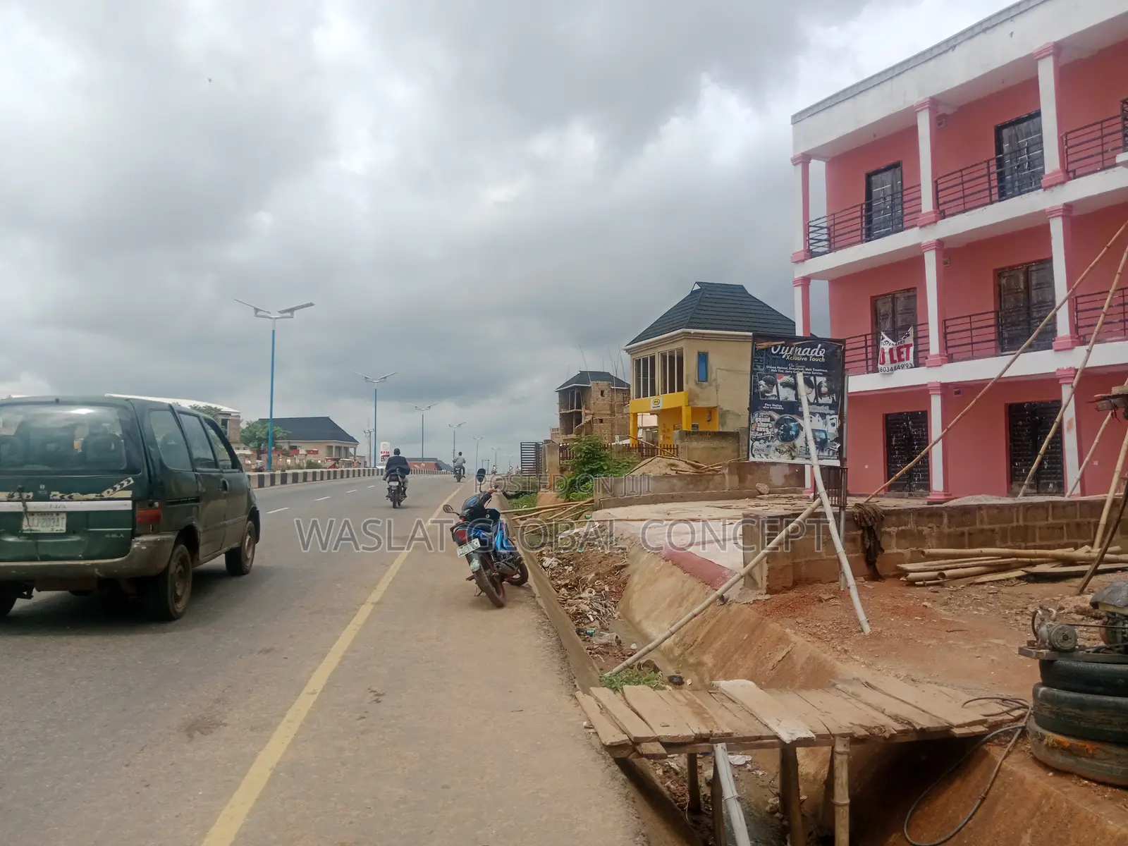 New Shopping Complex Facing Main Road at Akede Area, Osgbo