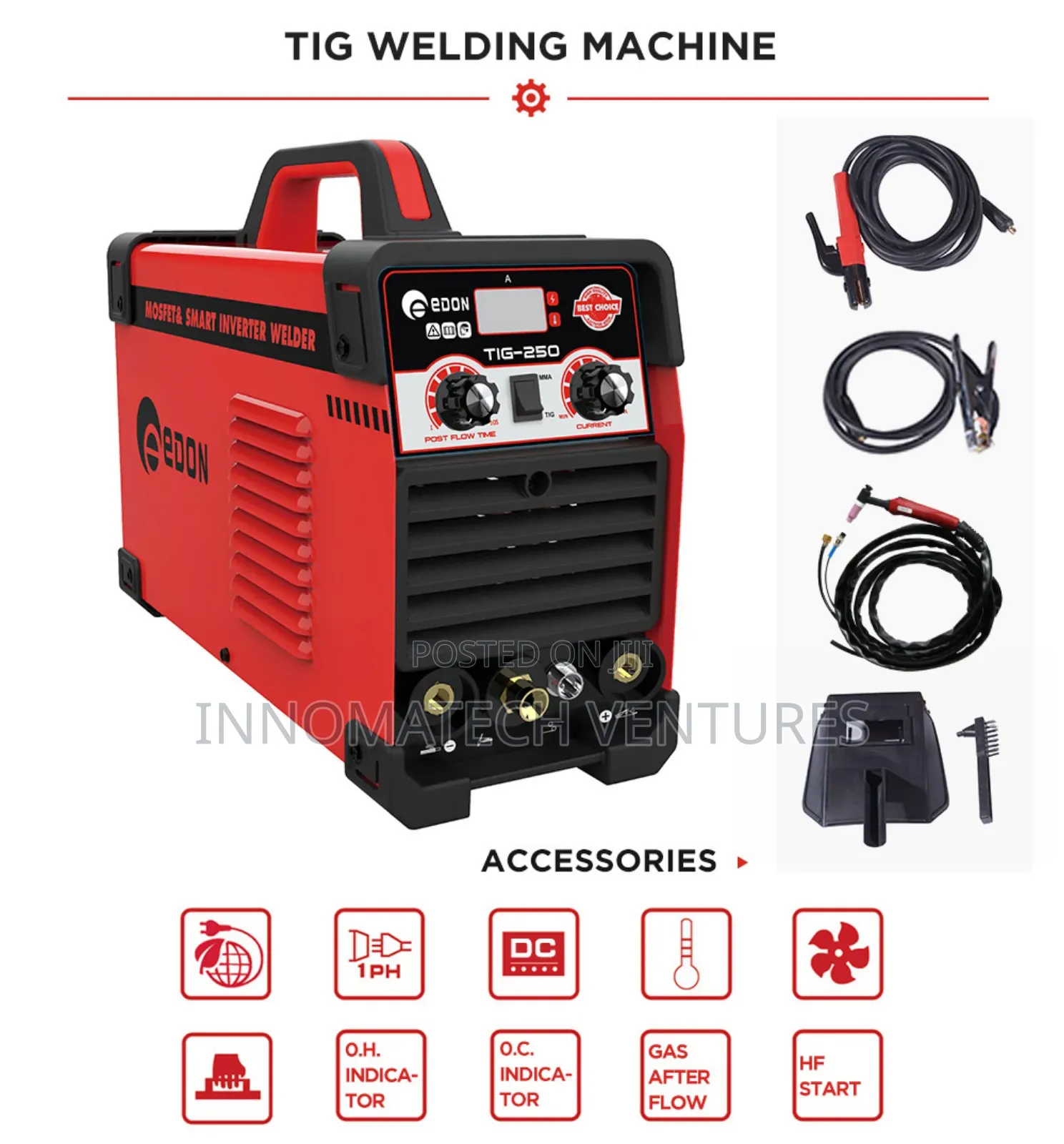 Tig -250 Edon Welding Machine