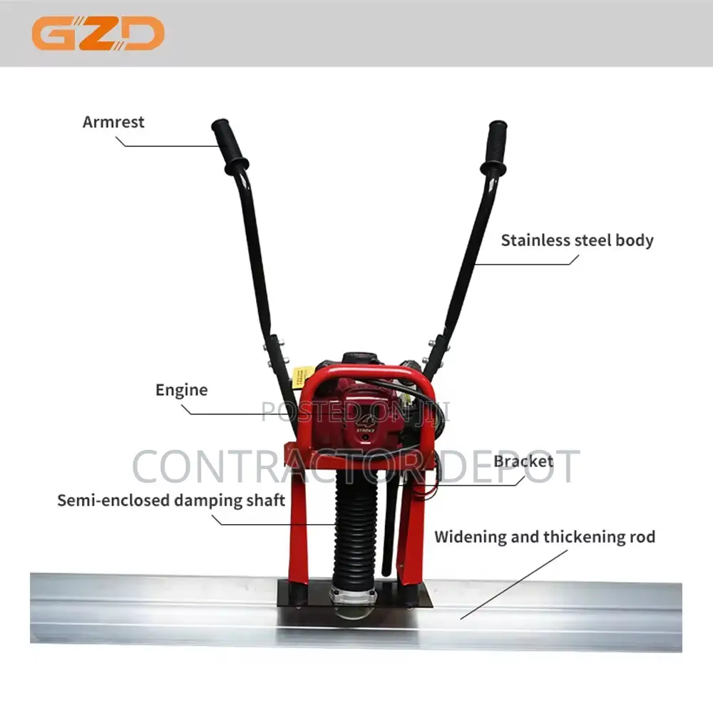 Gasoline Concrete Level Screed Floor Leveling Machine 2m