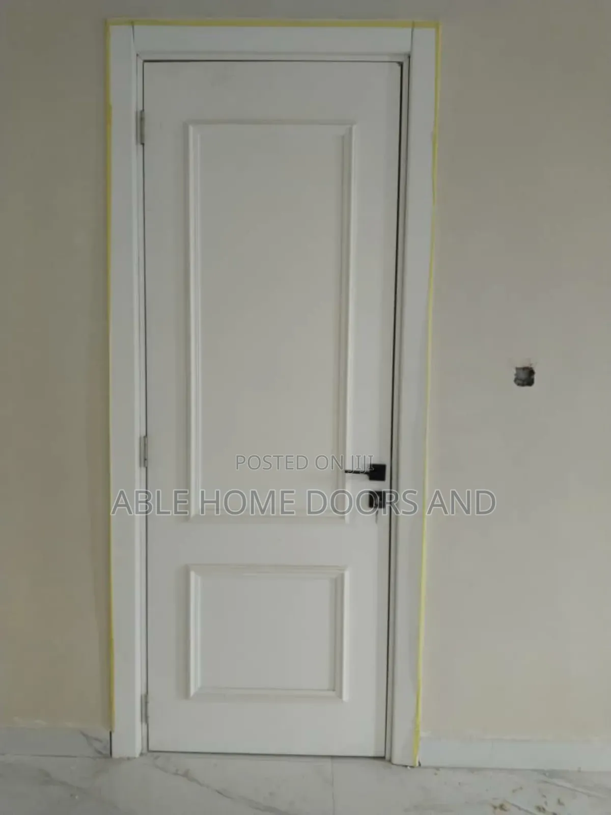Able Home HDF Wooden Door Made in Nigeria