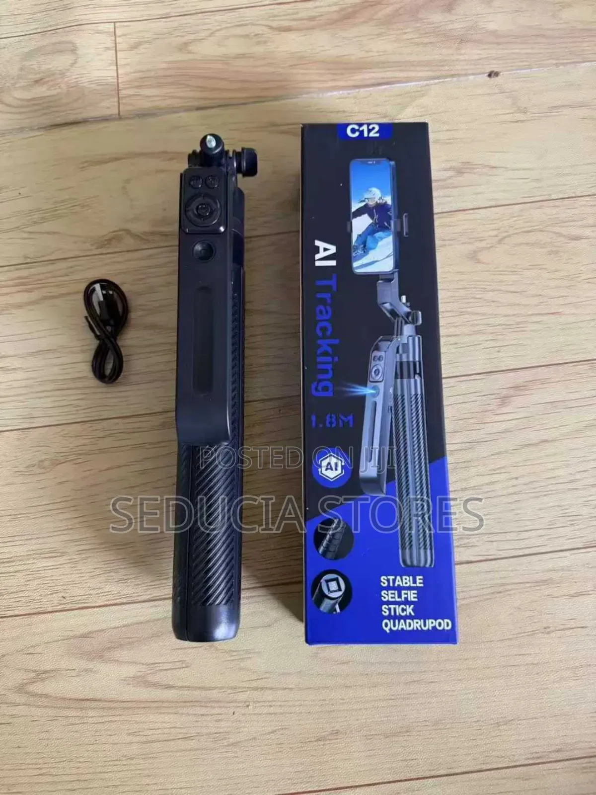 C12 Auto Face Tracker Ai Selfie Stick