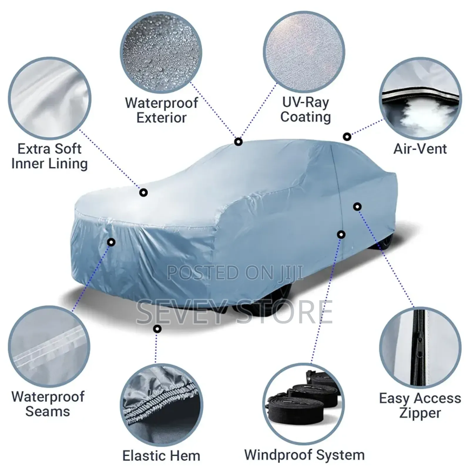 Car Cover for 1962-1981 Mg MGB Roadster Heavy Duty
