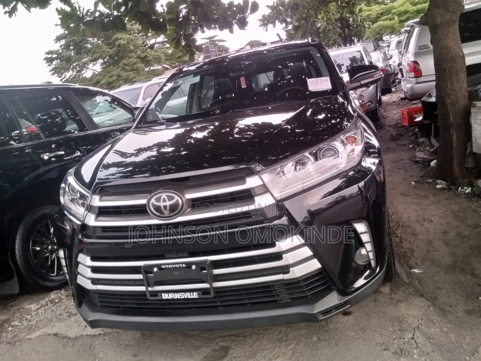 Toyota Highlander XLE 4x4 V6 (3.5L 6cyl 8A) 2018 Black
