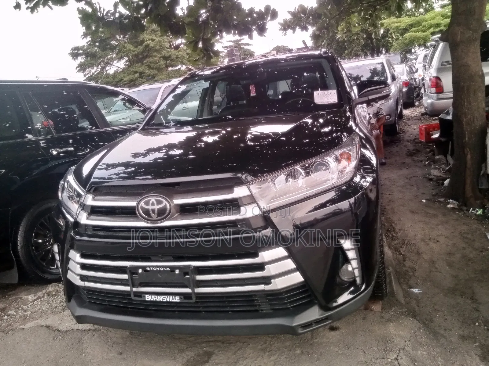 Toyota Highlander XLE 4x4 V6 (3.5L 6cyl 8A) 2018 Black