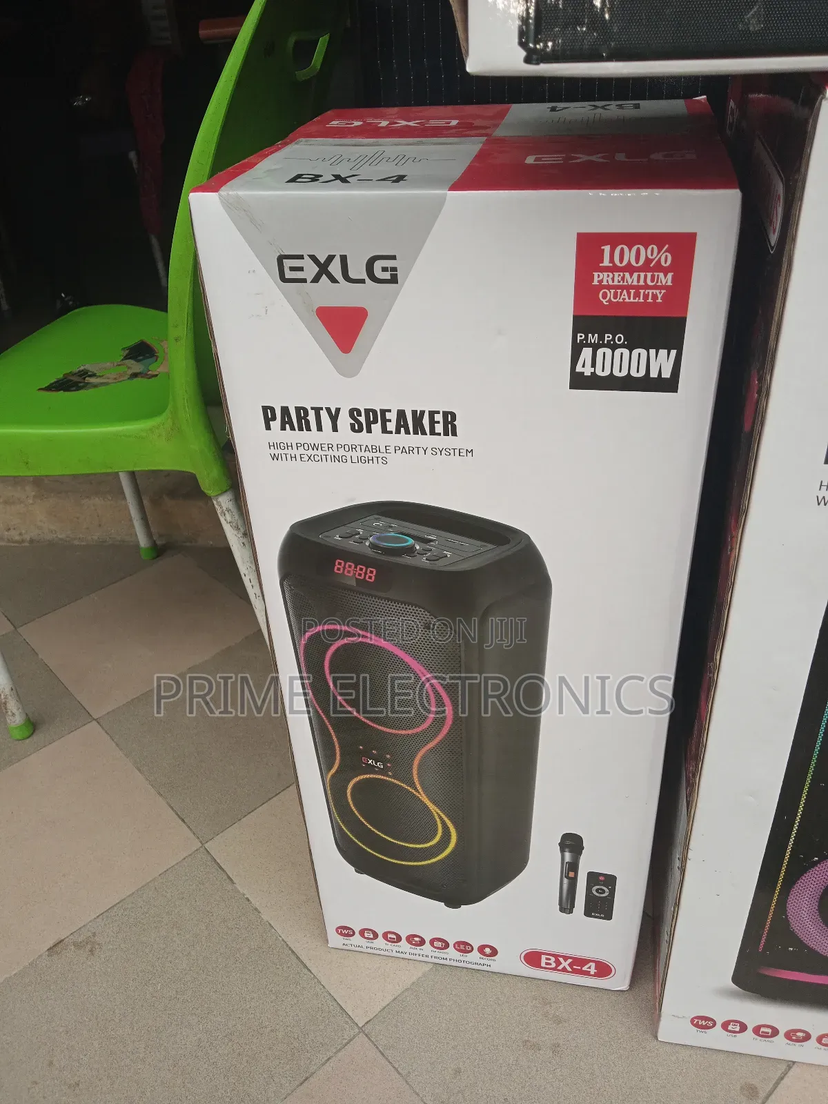 Exlg Party Speaker 4000watts
