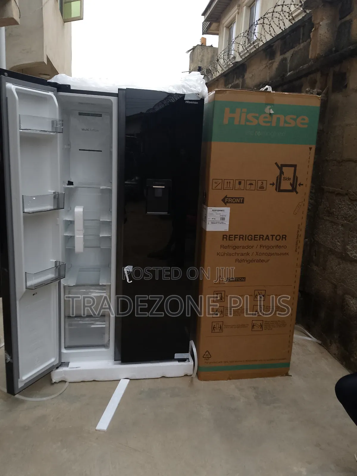 Inverter Compressor Hisense Side by Side Refrigerator