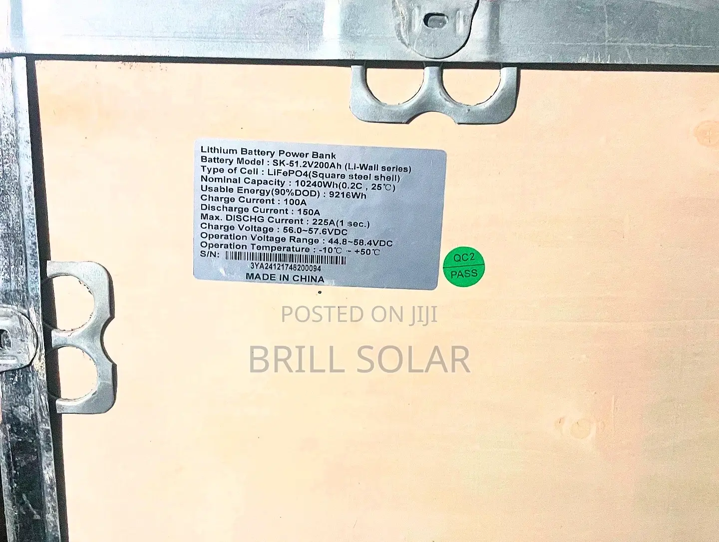 10kwh-51.2v Sako Solar Lithium Battery (Li-Wall Series)
