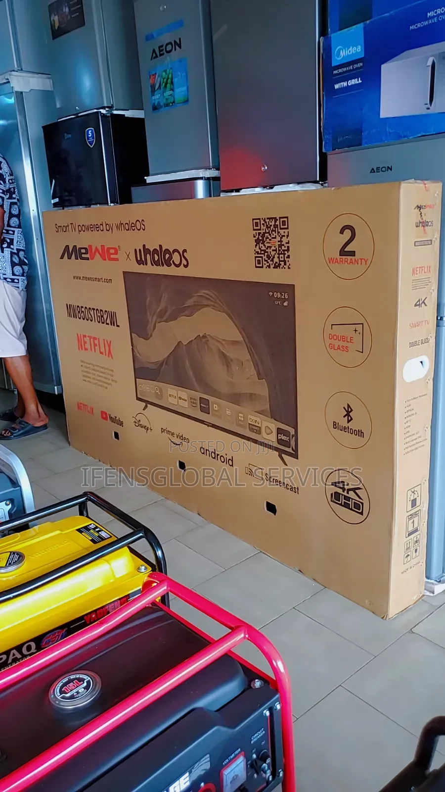 Mewe Smart Television 85"Inches