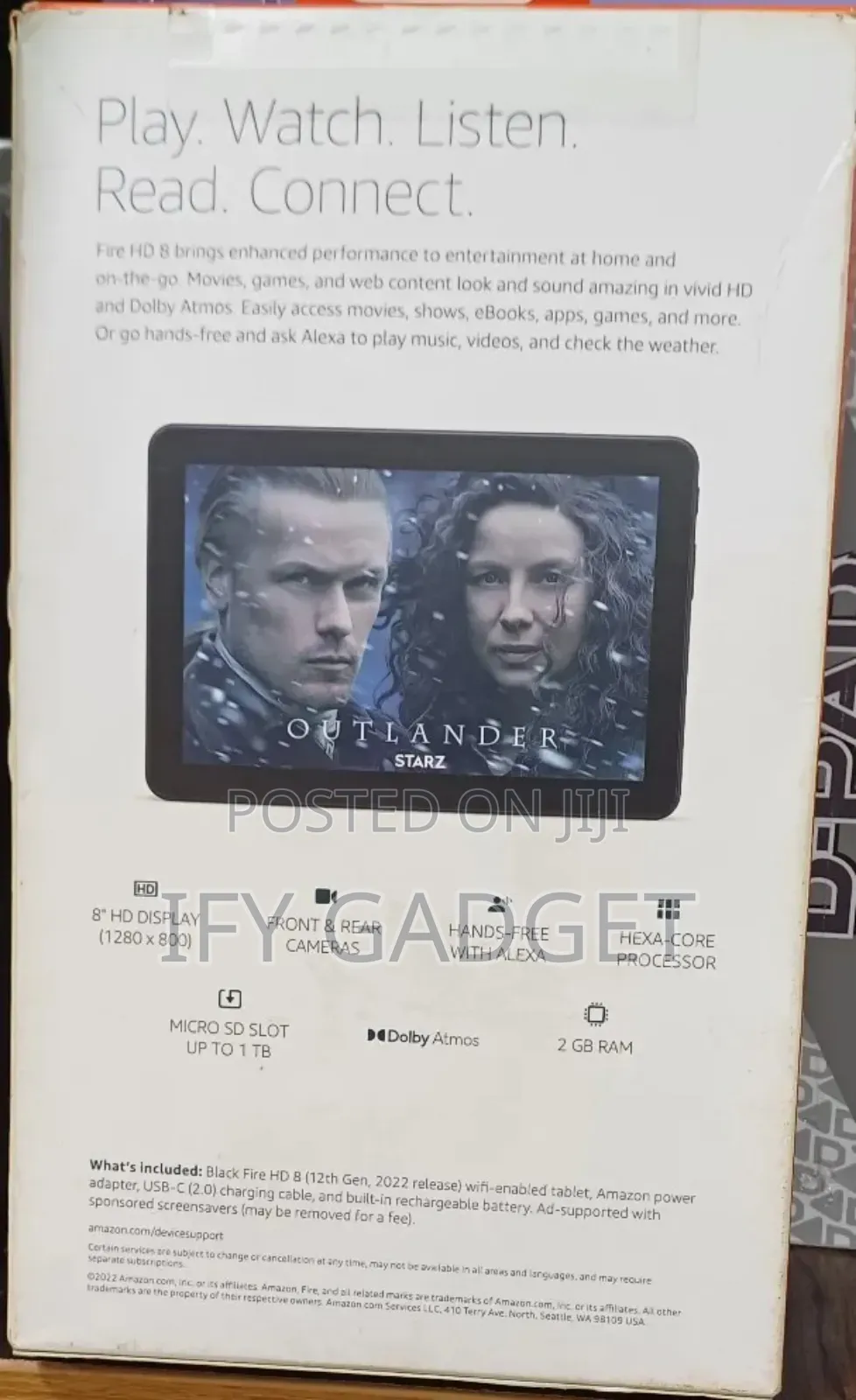 New Amazon Fire HD 8 32 GB Black