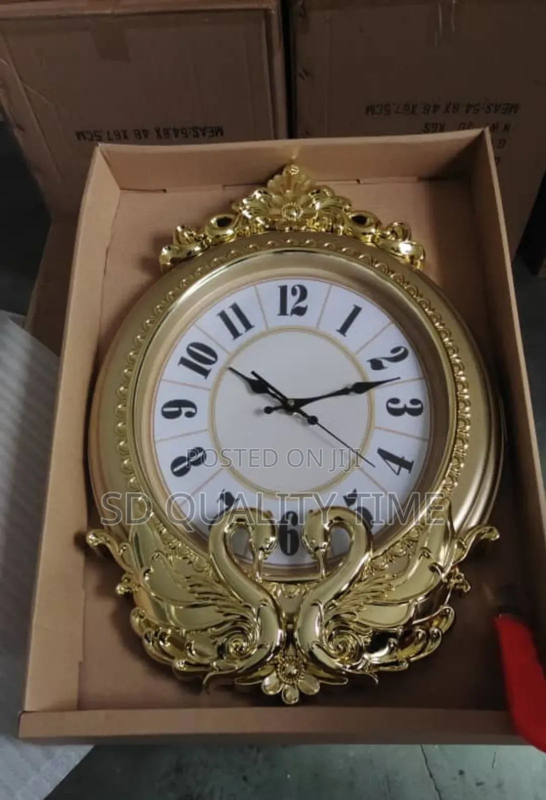 Elegant Peacock Wall Clock