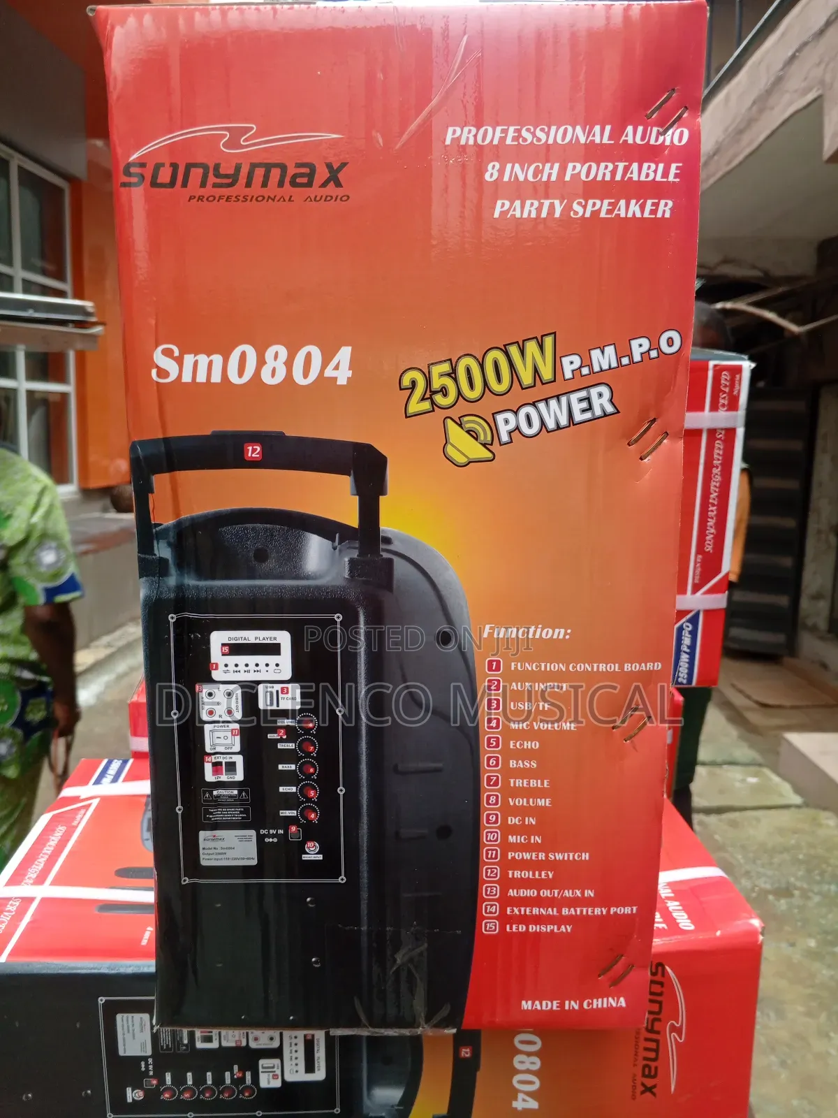 8"Inches Sunymax Portable Professional Pa System
