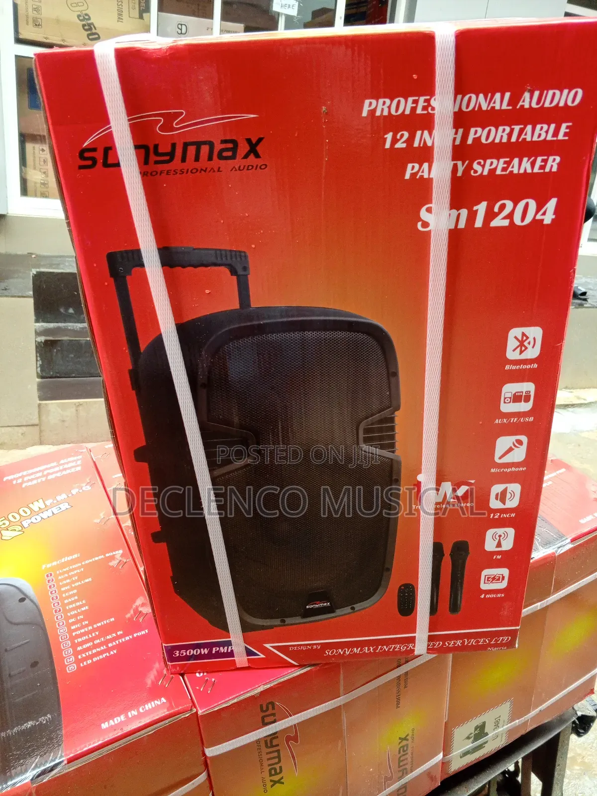 12" Inches Sunymax Professional Portable Pa System
