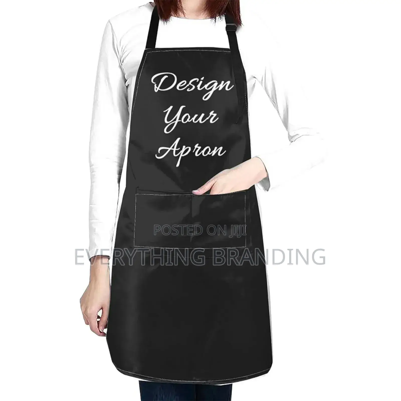 Barber Shop Apron Branding for Salon Haircut Shaving