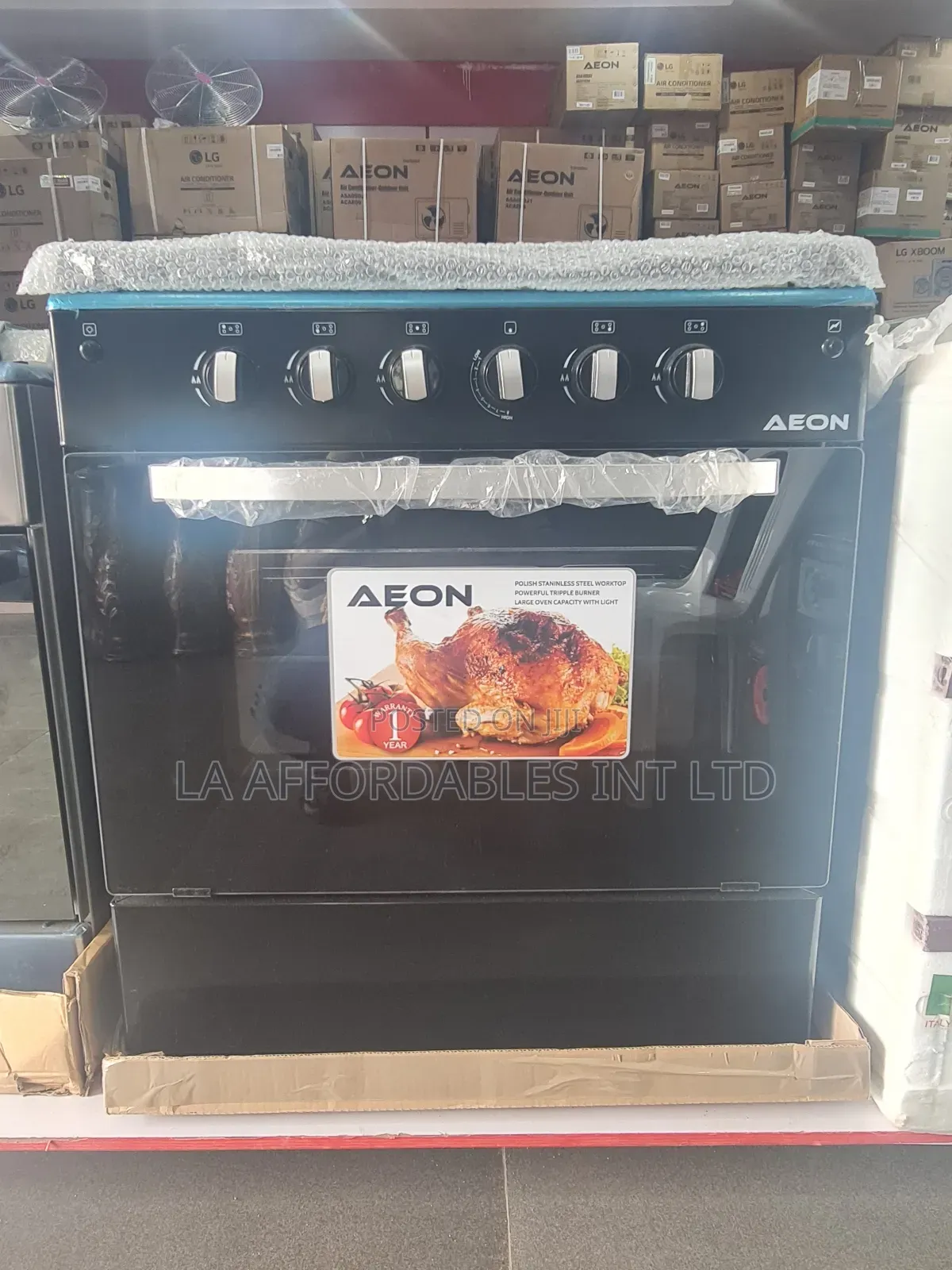 Aeon Five Burner Gas Cooker Agc9050